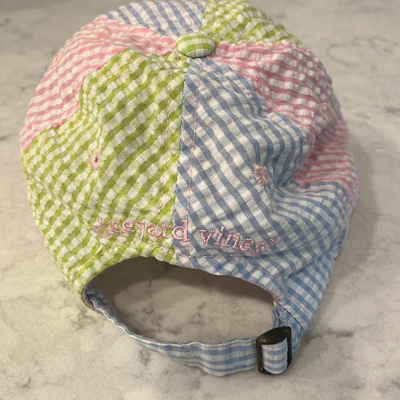 Vineyard Vines multicolor seersucker hat - Picture 2 of 6